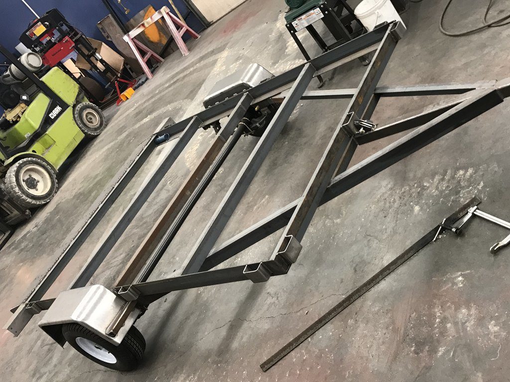 Frame for mini trailers